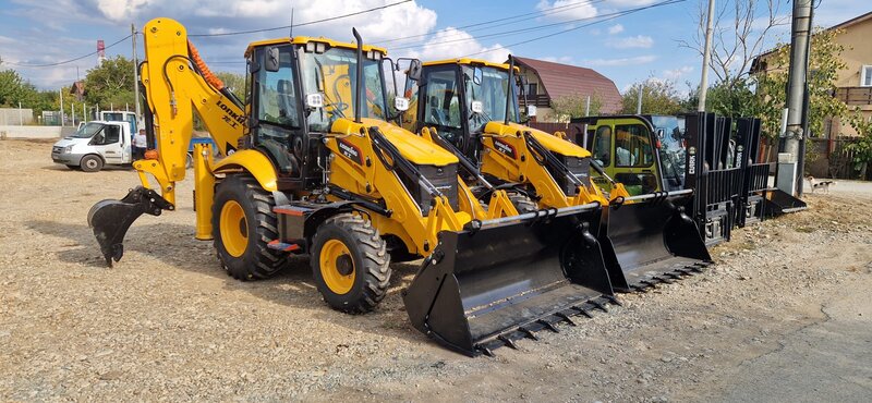 Buldo excavatoare si mini buldo excavatoare noi, pe stoc!